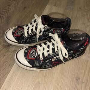 Coach Barrett Signature Poppy Sneakers Shoes Size 8B